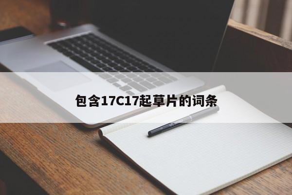 包含17C17起草片的词条